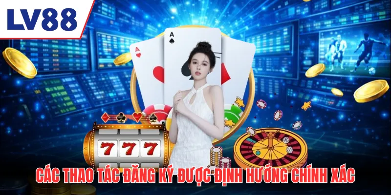 Các thao tác đăng ký được định hướng chính xác
