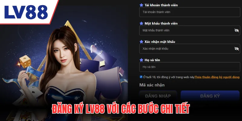 Đăng ký LV88 với các bước chi tiết